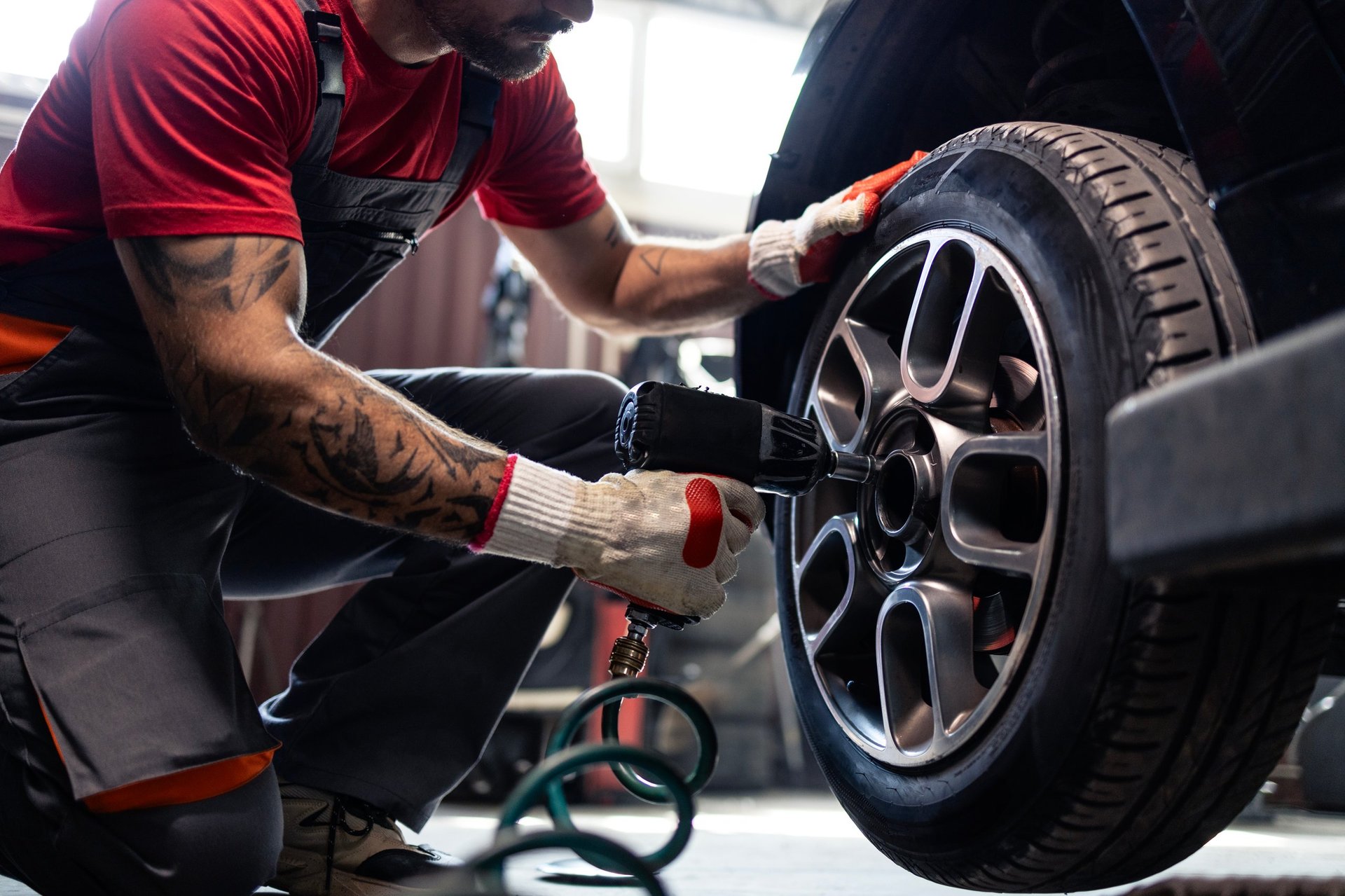 Mobile tire service